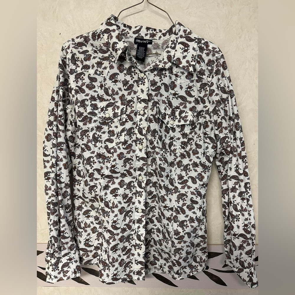 Wrangler Western Paisley Button Up